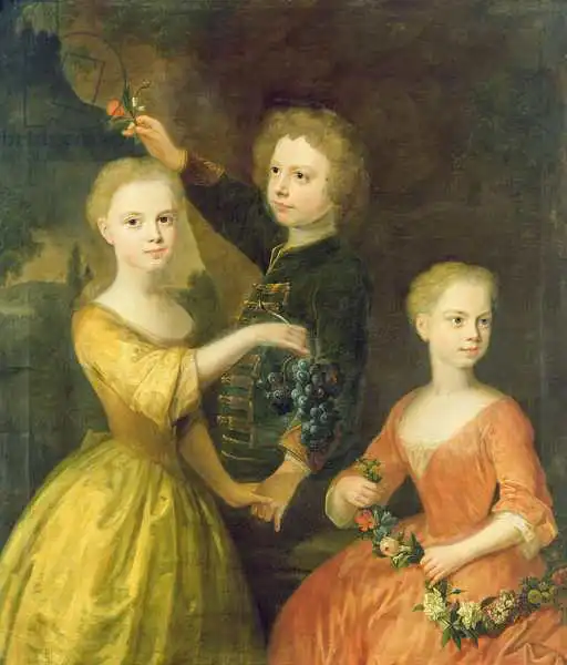 Denner, Balthasar: Children of Councillor Barthold Heinrich Brockes (1680-1747)
