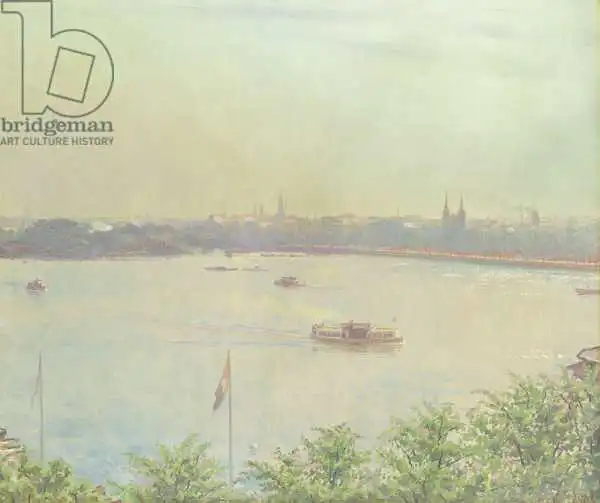 Tuxen, Laurits: Vue du lac d