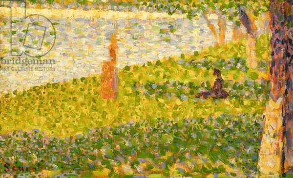 Seurat, Georges: Women on the River Bank, study for 
