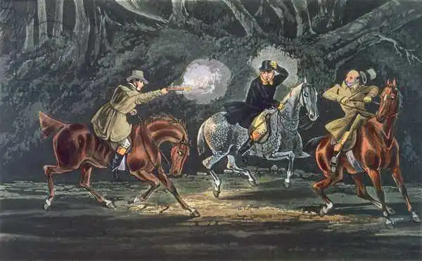 Alken, Henry Thomas: Stand and Deliver, aquatinted by E. Duncan