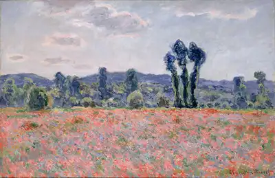 Monet, Claude: Champ de fleurs