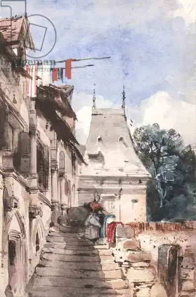Bonington, Richard Parkes: Abbaye de St.Armand, Rouen