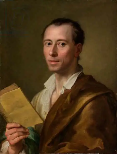 Mengs, Anton Raphael: Johann Joachim Winckelmann (1717–68)