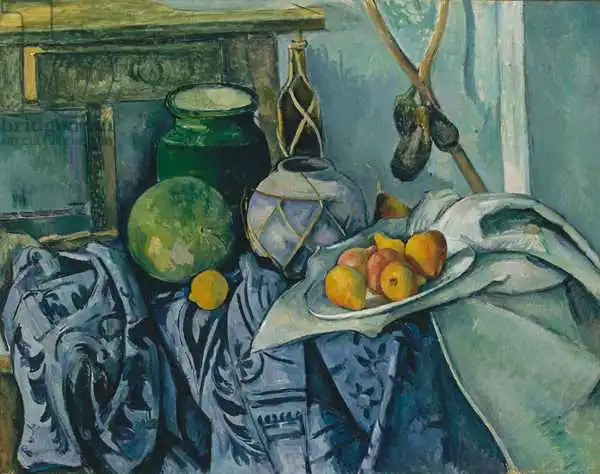 Cézanne, Paul: Still Life with Ginger Jar and Aubergine