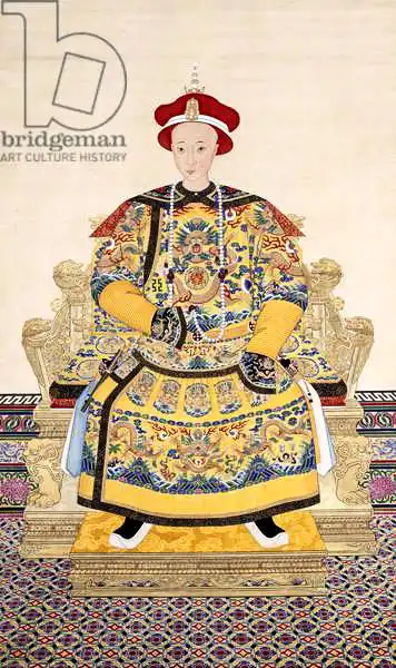 Chinese Schoo: Kaiser Tongzhi (1856 - 1875), sein Tempelname war Muzong