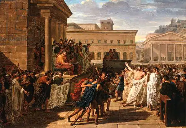 Lafitte, Louis: Brutus Listening to the Ambassadors from the Tarquins
