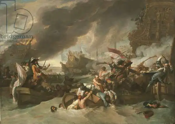 West, Benjamin: Battle of La Hogue