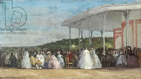Boudin, Eugene Louis: Concert au casino de Deauville