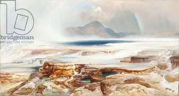Moran, Thomas: Springs chauds de la Yellowstone