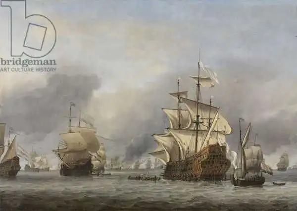 Velde, Willem van de: Capture of the Royal Prince