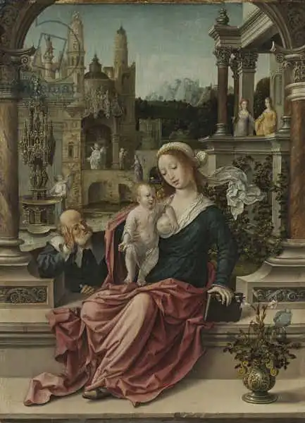 Gossaert, Jan: La Sainte Famille, c.1507-8
