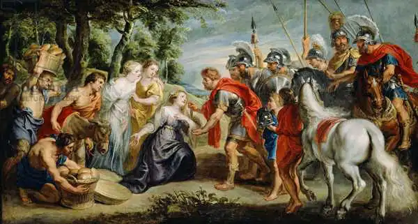 Rubens, Peter Paul: David Meeting Abigail