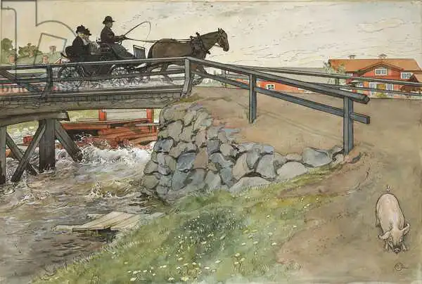 Larsson, Carl: Bridge, from A Home series
