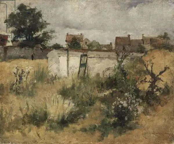 Larsson, Carl: Landscape Study from Barbizon