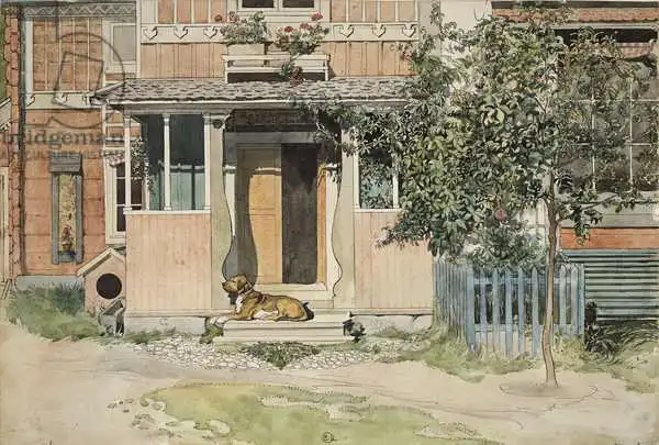 Larsson, Carl: Verandah, from A Home series