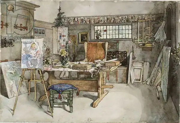 Larsson, Carl: Studio, from A Home series
