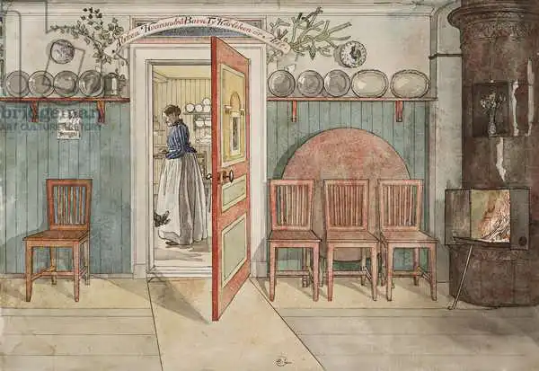 Larsson, Carl: Old Anna, from A Home series