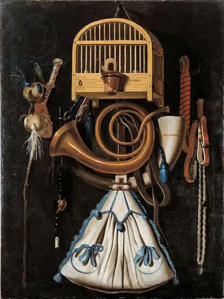 Leemans, Antonius: Hunting gear, Still Life