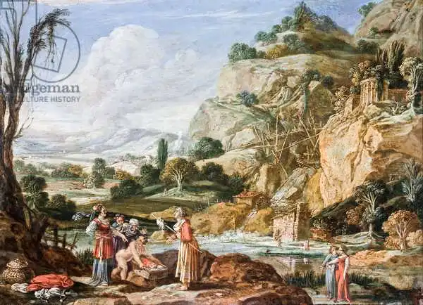 Breenbergh, Bartholomeus: Finding of Moses