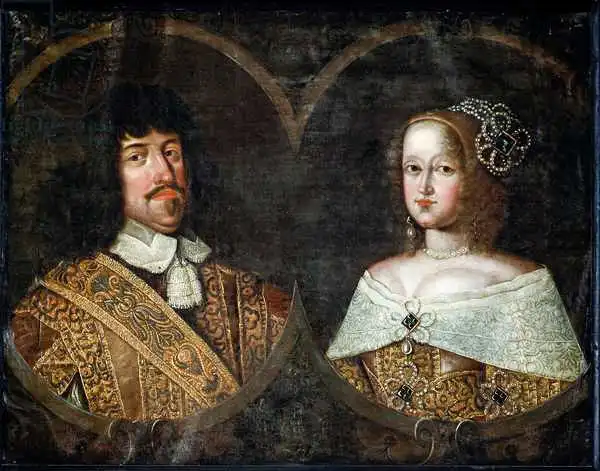 Unknown: Frederick III du Danemark et son épouse Sofia Amalia de Brunswick-Lyneburg
