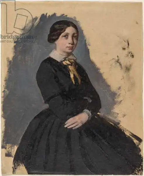 Degas, Edgar: Young Woman in Black, 1861-5