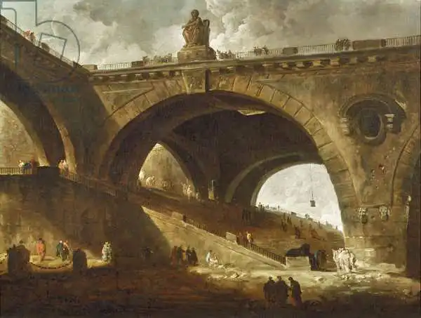 Robert, Hubert: Old Bridge