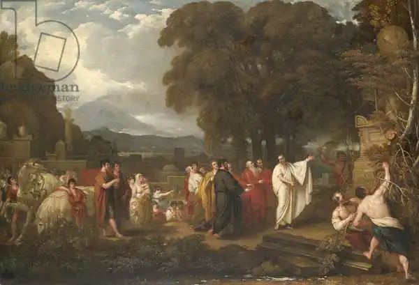 West, Benjamin: Cicero Discovering the Tomb of Archimedes