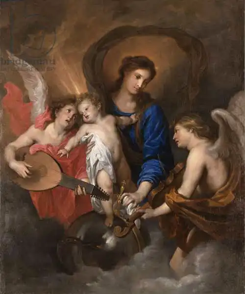 Dyck, van Anthony: Vierge et enfant avec des anges de la musique