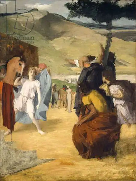 Degas, Edgar: Alexander and Bucephalus, 1861-2