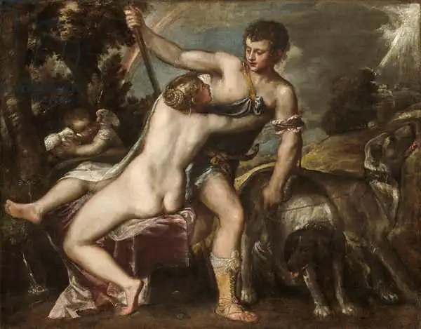 Tizian: Venus and Adonis