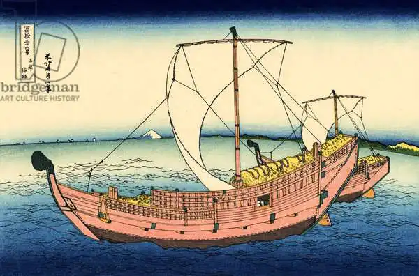 Hokusai, Katsushika: Die Kazusa Sea Route