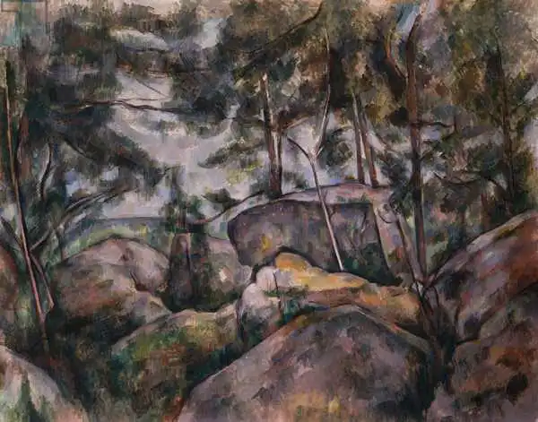 Cézanne, Paul: Rocks in the Forest, 1890s