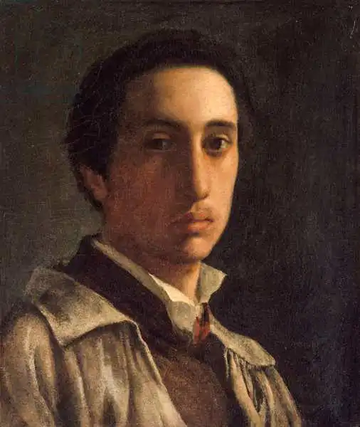 Degas, Edgar: Autoportrait, c.1855-56