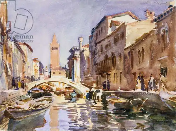 Sargent, John Singer: Venezianer Kanal