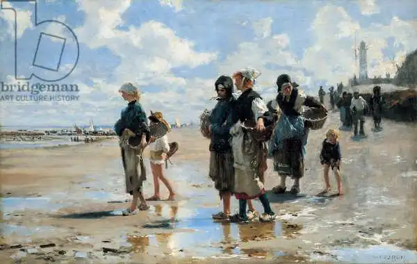 Sargent, John Singer: Unterwegs Pour La Paache oder auf den Weg zum Fisch