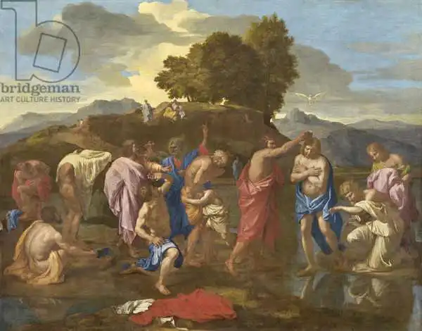 Poussin, Nicolas: Baptism of Christ