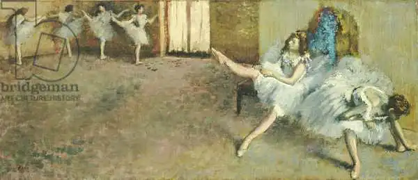 Degas, Edgar: Avant le ballet, 1890-1892
