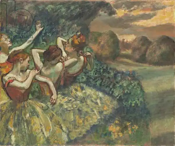 Degas, Edgar: Quatre danseurs