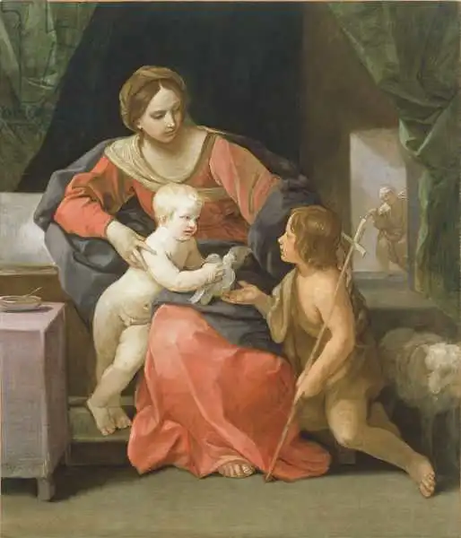 Reni, Guido: Madonna and Child with Saint John the Baptist