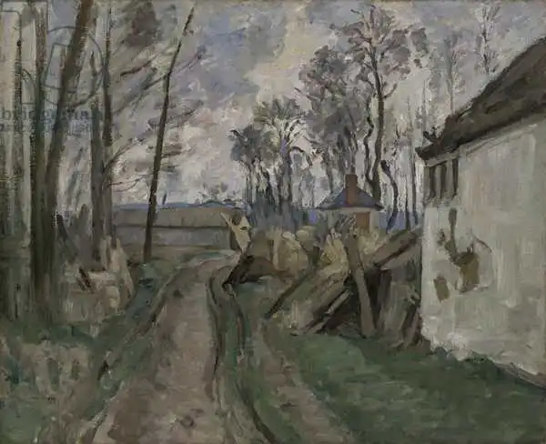 Cézanne, Paul: A Village Road near Auvers, 1872-73