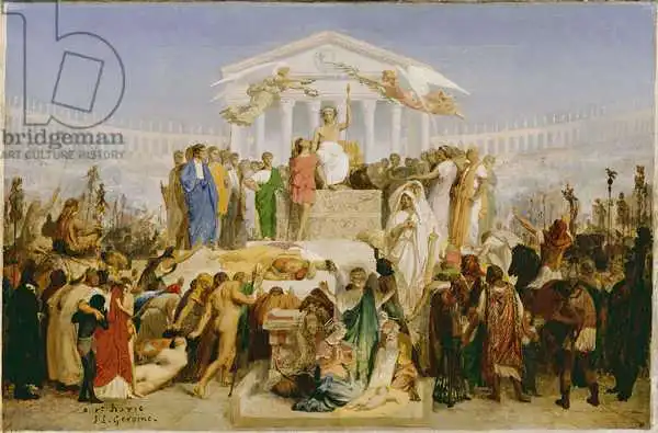 Gérôme, Jean-Léon: The Age of Augustus, the Birth of Christ, c.1852-54