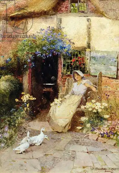 Mackay, Thomas: At the Cottage Door