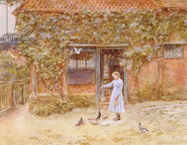Allingham, Helen: Cottage at Shere