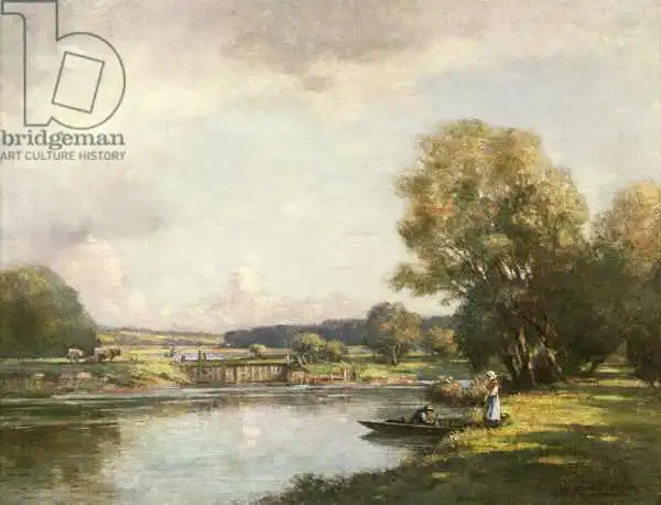 Blacklock, William Kay: Summer at Hemingford Grey