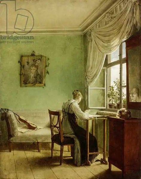 Kersting, Georg Friedrich: Femme à broder