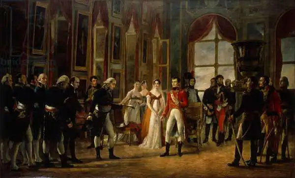 Rouget, Georges: Napoléon recevant les sénateurs et se déclarant empereur, 18 mai 1804