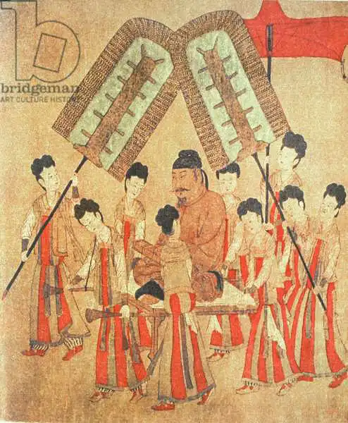 Chinese Schoo: Yongle Kaiser, Faksimile der ursprünglichen chinesischen Schriftrolle