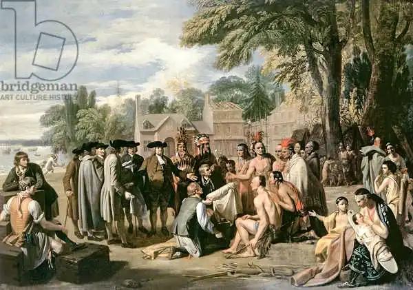 West, Benjamin: William Penn Treaty with the Indians in November 1683