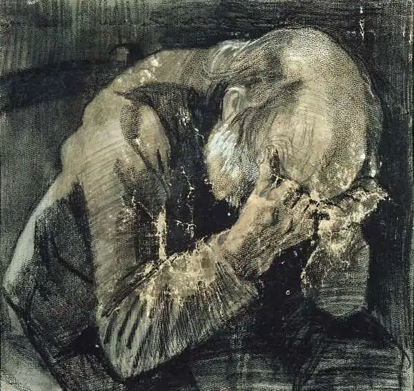 Gogh, Vincent van: Man with his head in his hands