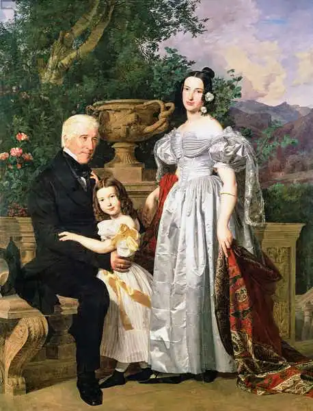 Waldmüller, Ferdinand Georg: The Kerzman Family